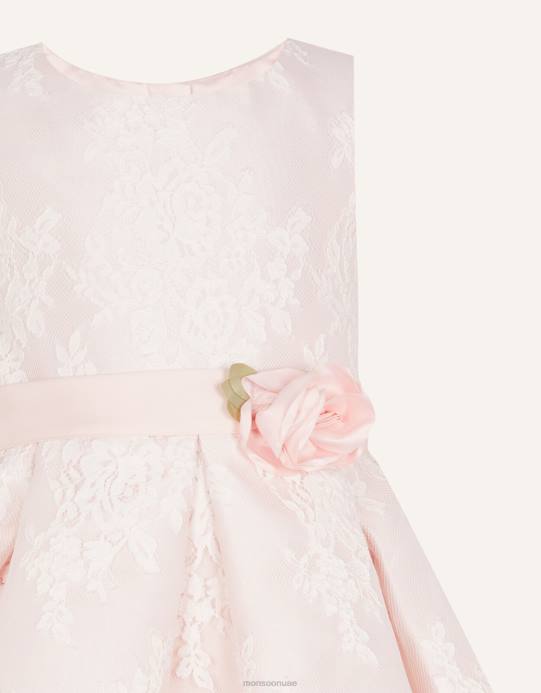 Monsoon بنت فستان دانتيل لولا D68H2040 ملابس لون القرنفل