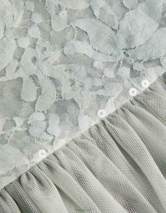 Monsoon بنت فستان ترتر ترتر للأطفال D68H2049 ملابس أخضر