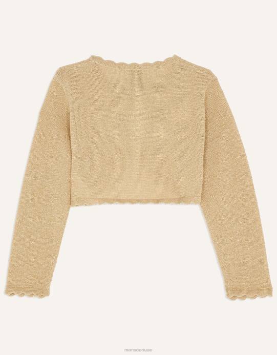 Monsoon بنت سترة نيامه الطفل D68H2059 ملابس ذهب