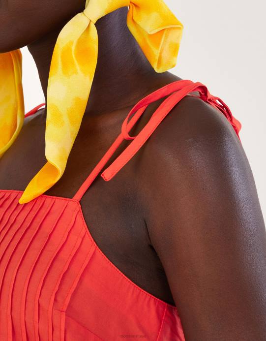 Monsoon نحيف بلوزة كامي بكسرات من تصميم فينيكس D68H206 ملابس البرتقالي