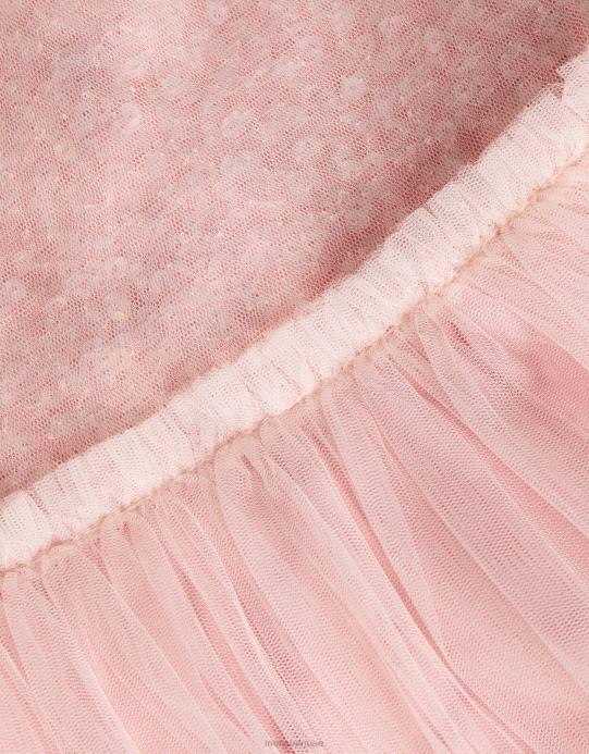 Monsoon بنت فستان ترتر للأطفال من بريسيلا D68H2080 ملابس لون القرنفل