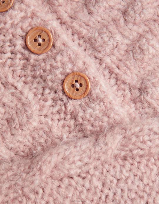 Monsoon بنت طفل مكتنزة مزركشة كاردجيان D68H2083 ملابس الوردي (الوردي الشاحب)