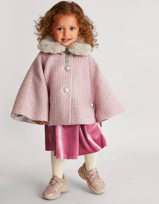 Monsoon بنت طفل تويد الرأس D68H2084 ملابس رمادي