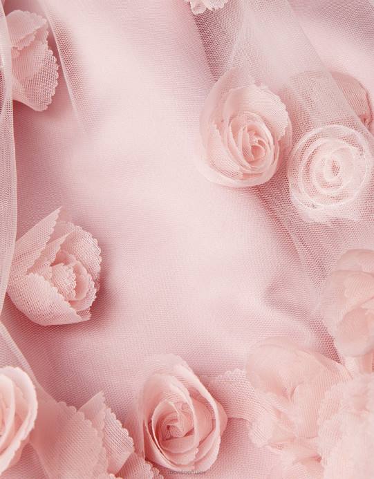 Monsoon بنت فستان طفل ايانثي D68H2094 ملابس الوردي (الوردي الداكن)