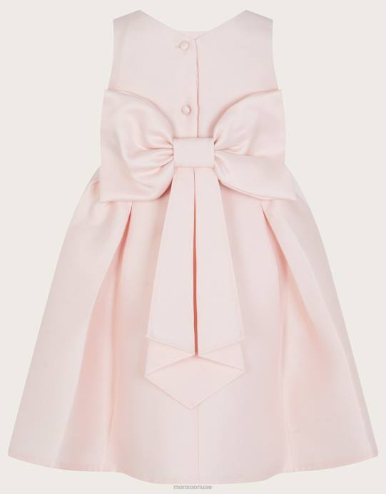 Monsoon بنت فستان وصيفة العروس هولي للأطفال D68H2105 ملابس لون القرنفل