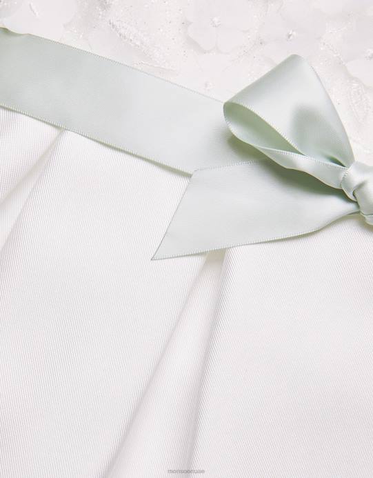 Monsoon بنت طفل أنيكا فستان العروسة D68H2139 ملابس عاج