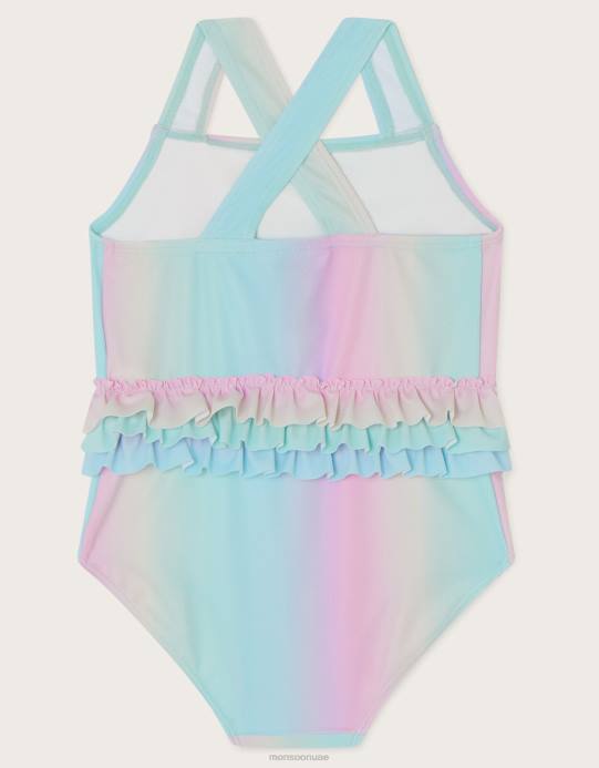 Monsoon بنت طفل ملابس السباحة الأناناس الجدة D68H2154 ملابس متعدد