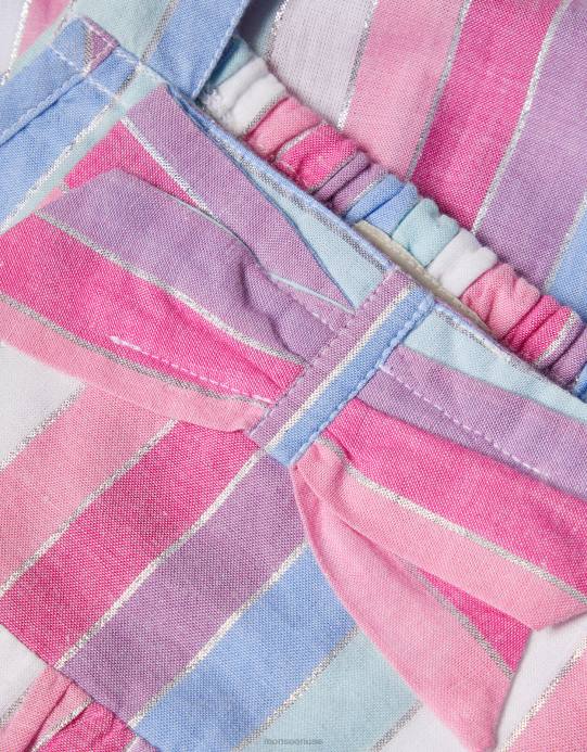 Monsoon بنت رومبير مخطط للأطفال D68H2177 ملابس متعدد