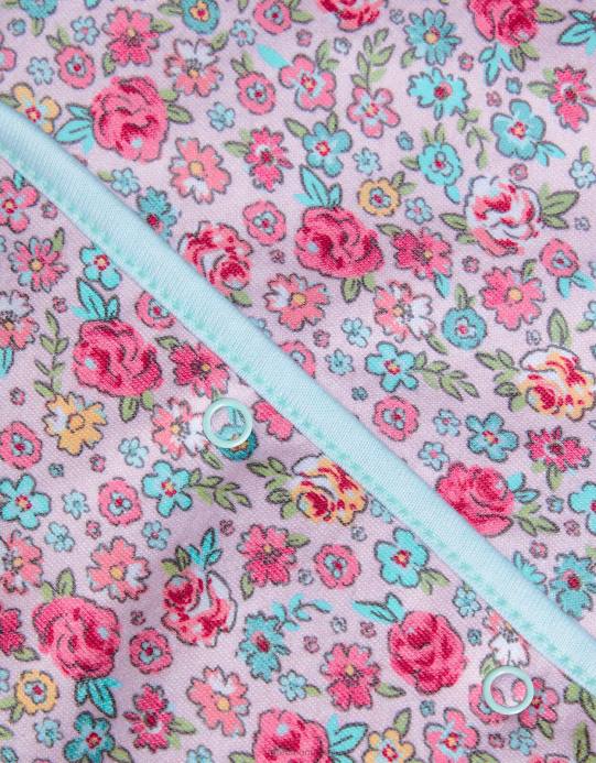 Monsoon بنت سترة بغطاء رأس قابلة للعكس لحديثي الولادة D68H2179 ملابس لون القرنفل