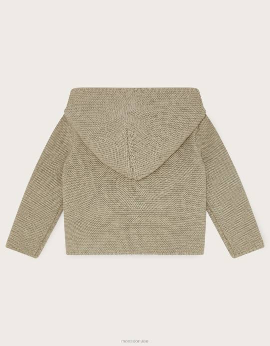 Monsoon أطفال سترة كروشيه لندن D68H2198 ملابس رمادي