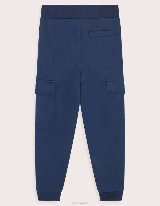 Monsoon أطفال ركض البضائع الثقيلة D68H2199 ملابس الأزرق الداكن)