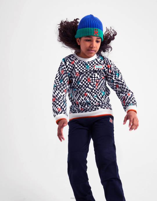 Monsoon ولد سترة متزلج بطبعة وحش D68H2201 ملابس عاج