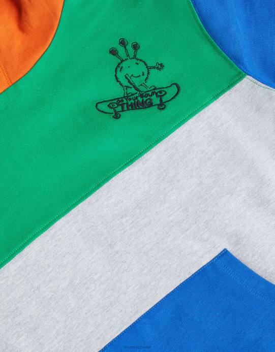 Monsoon ولد هوديي كتلة اللون D68H2207 ملابس متعدد