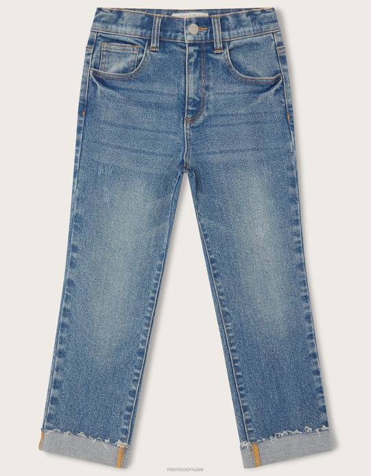 Monsoon أطفال سحب على الجينز D68H2211 ملابس أزرق