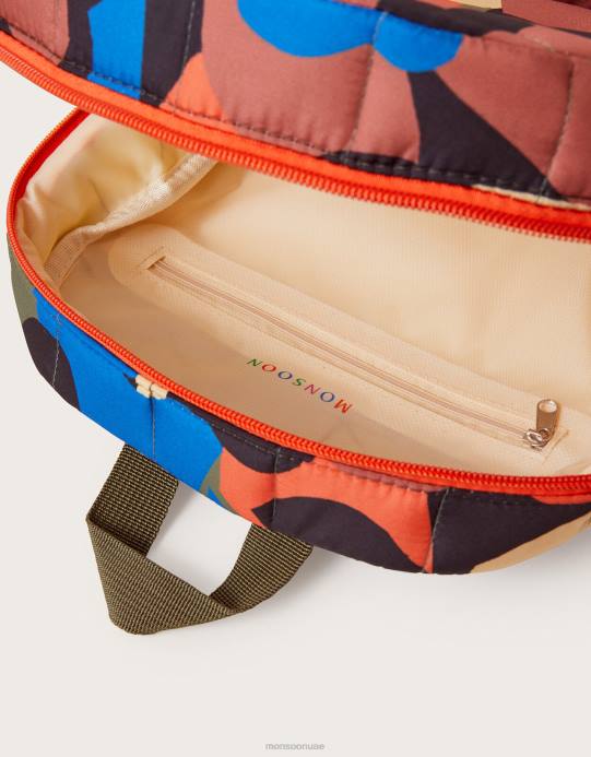 Monsoon ولد حقيبة ظهر لحاف كامو D68H2235 ملحق حار