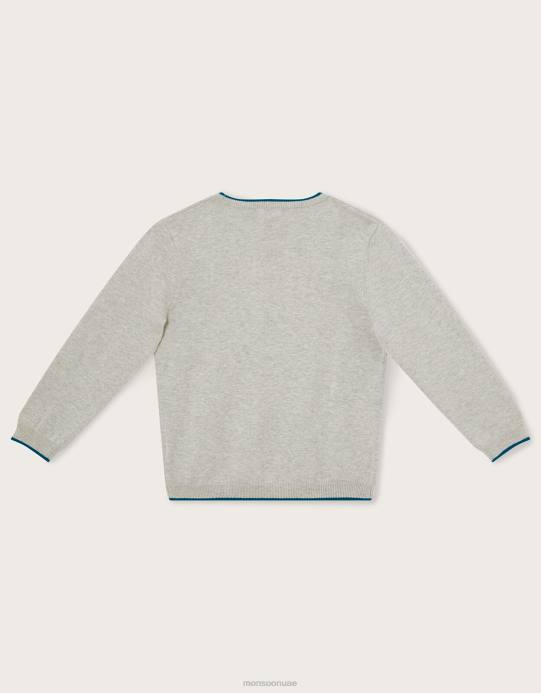 Monsoon ولد الطائر الديناصور الثلاثي D68H2244 ملابس رمادي