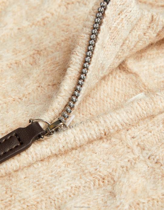 Monsoon ولد سترة متماسكة بنصف سحاب D68H2246 ملابس حجر طبيعي)