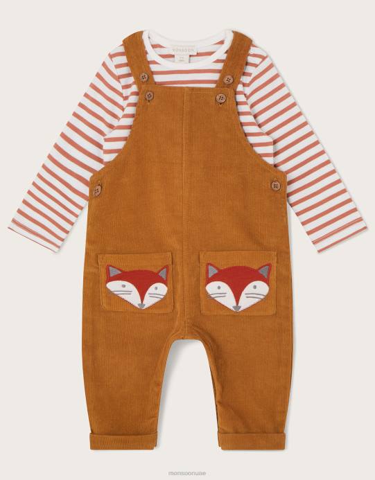 Monsoon أطفال دنغري الثعلب حديث الولادة D68H2250 ملابس جمل