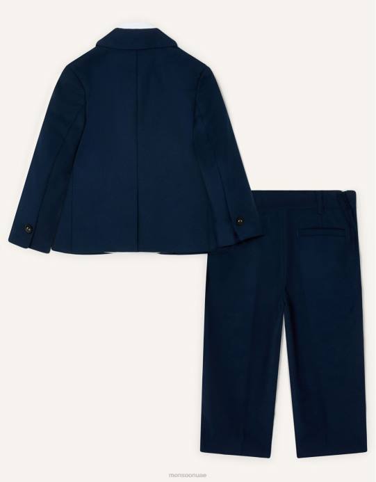 Monsoon ولد توماس سهرة D68H2251 ملابس الأزرق الداكن)