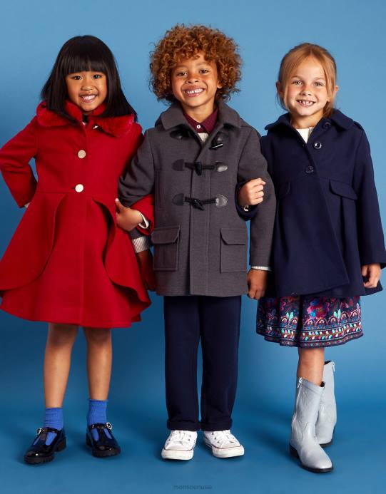 Monsoon ولد معطف واق من المطر D68H2252 ملابس رمادي