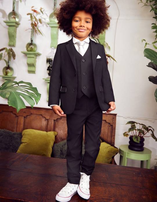 Monsoon ولد أندرو البدلة الذكية السترة D68H2255 ملابس أسود