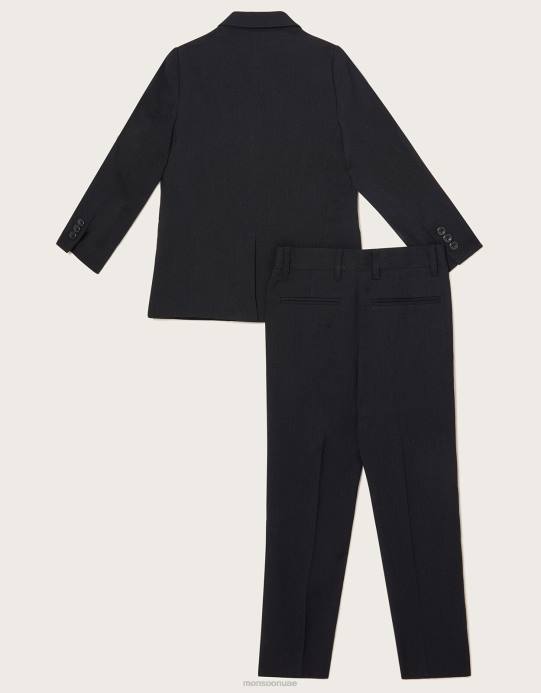 Monsoon ولد بدلة كالوم من خمس قطع D68H2264 ملابس الأزرق الداكن)