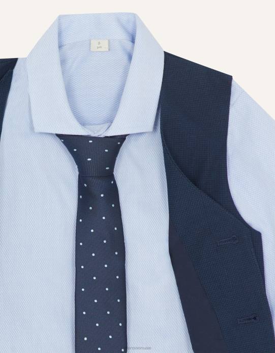 Monsoon ولد طقم صدرية آدم مكون من ثلاث قطع D68H2267 ملابس الأزرق الداكن)