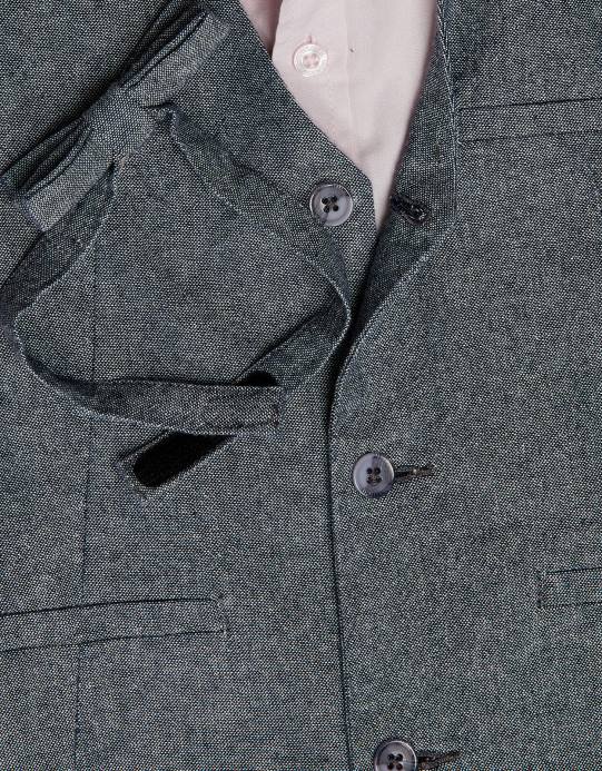 Monsoon ولد بدلة من أربع قطع D68H2269 ملابس رمادي