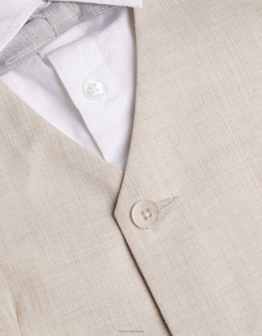 Monsoon ولد بدلة من أربع قطع مع ربطة عنق D68H2272 ملابس حجر طبيعي)