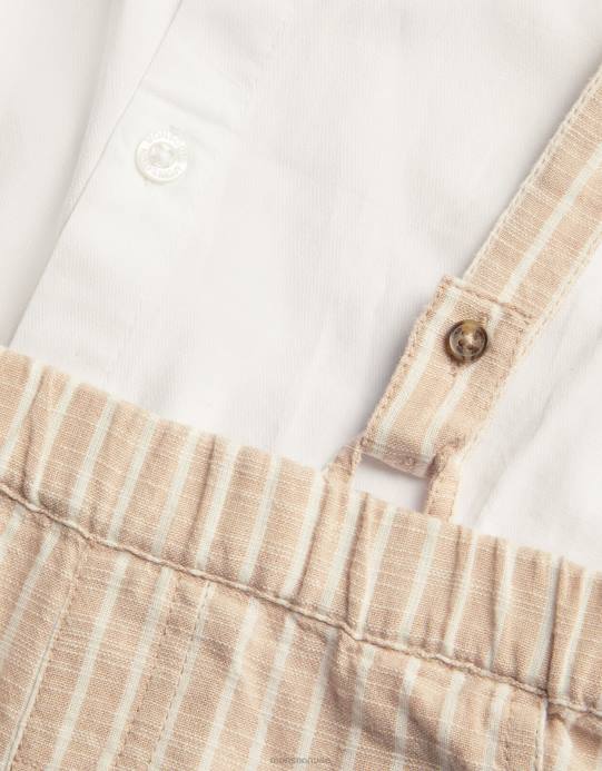 Monsoon أطفال مجموعة قصيرة من الأقواس المخططة لحديثي الولادة من سامي D68H2284 ملابس حجر طبيعي)