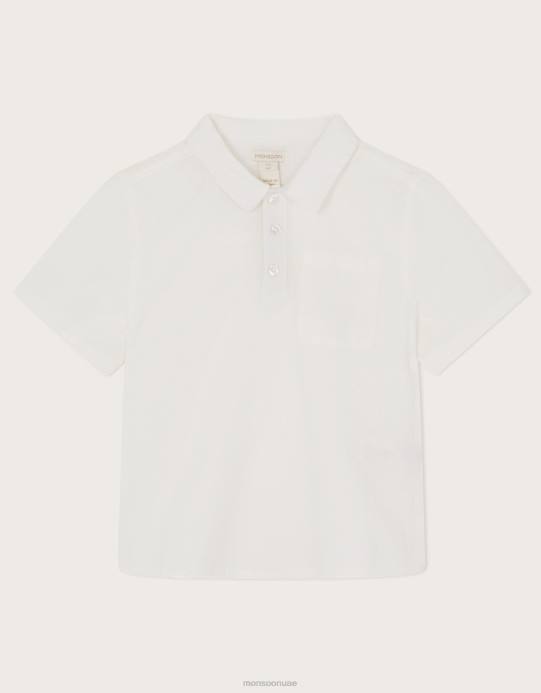 Monsoon ولد قميص نصف بلاكيت سلوب D68H2288 ملابس عاج