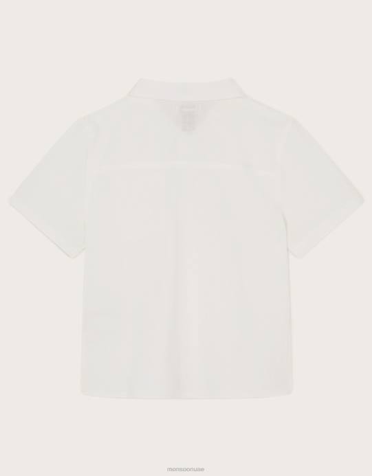 Monsoon ولد قميص نصف بلاكيت سلوب D68H2288 ملابس عاج