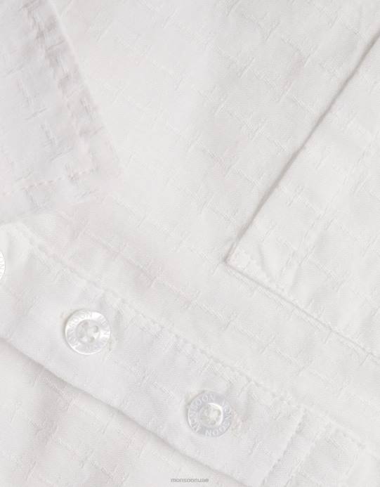 Monsoon ولد قميص نصف بلاكيت سلوب D68H2288 ملابس عاج