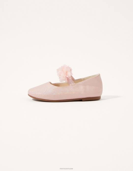 Monsoon أطفال حذاء كورسيج ووكر باللون الوردي D68H2362 أحذية لون القرنفل