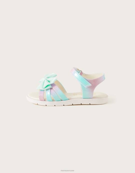 Monsoon بنت كالي حورية البحر الصنادل D68H2371 أحذية متعدد