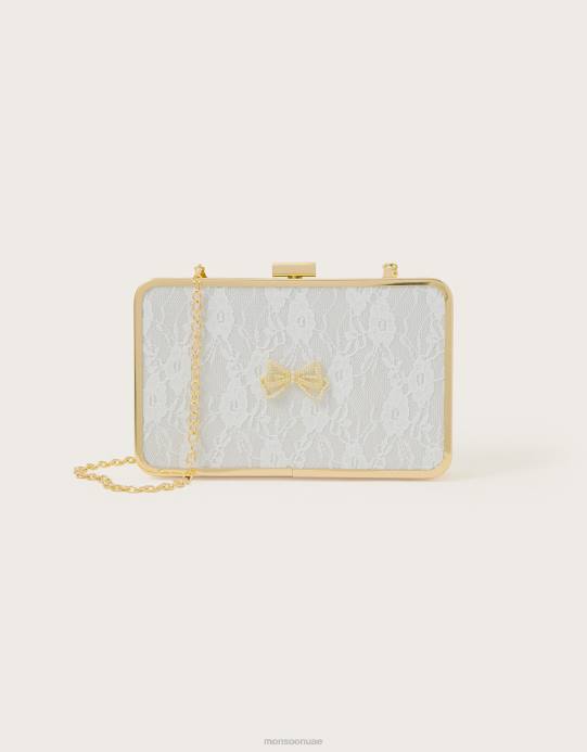 Monsoon بنت حقيبة حفلة موسيقية الدانتيل D68H2413 ملحق حار