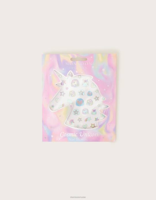 Monsoon أطفال ملصقات أظافر يونيكورن D68H2423 ملحق رشيقة