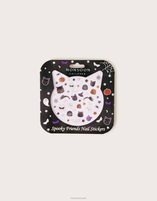 Monsoon أطفال ملصقات أظافر مخيفة للهالوين D68H2430 ملحق رشيقة