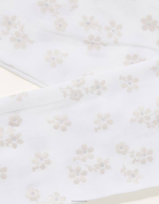 Monsoon بنت الجوارب طباعة زهرة بيرلاتو D68H2442 ملحق لون القرنفل