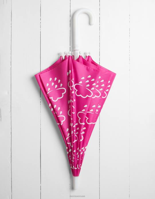 Monsoon أطفال مظلة تكشف لون العشب والهواء D68H2474 ملحق الوردي (الفوشيه)