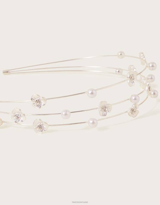 Monsoon بنت عصابة رأس ديامانتي متعددة الأسلاك D68H2485 ملحق أنيق