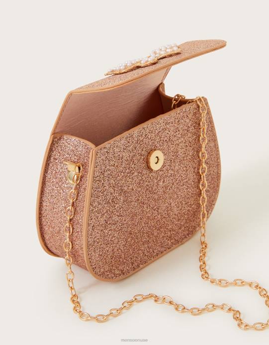 Monsoon بنت حقيبة بريق فراشة اللؤلؤ D68H2491 ملحق حار