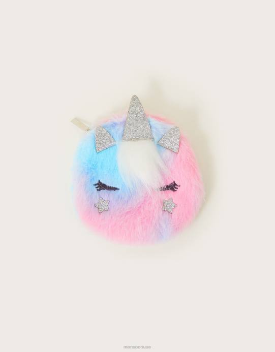 Monsoon أطفال محفظة عملات معدنية صغيرة بتصميم يونيكورن رقيق D68H2515 ملحق رشيقة