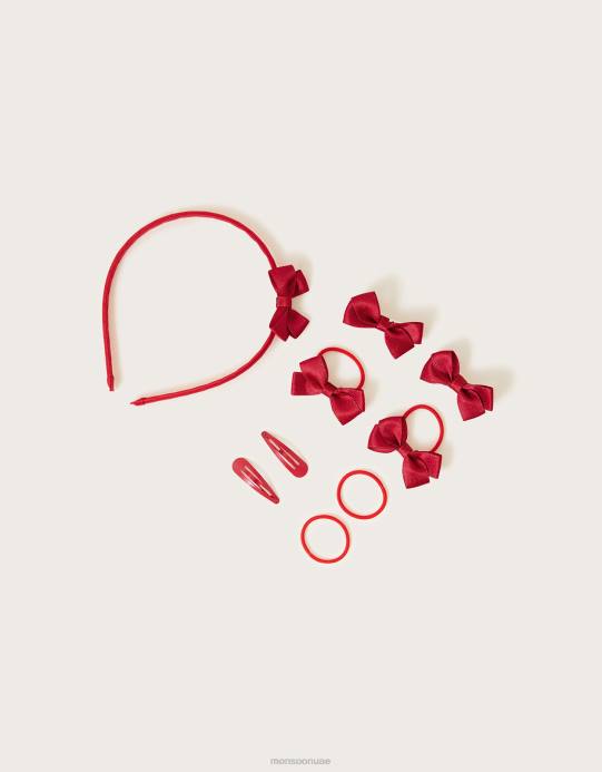 Monsoon بنت مجموعة شعر مدرستي D68H2517 ملحق موضة