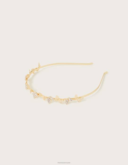 Monsoon بنت رفرفة التألق فراشة عقال D68H2535 ملحق موضة