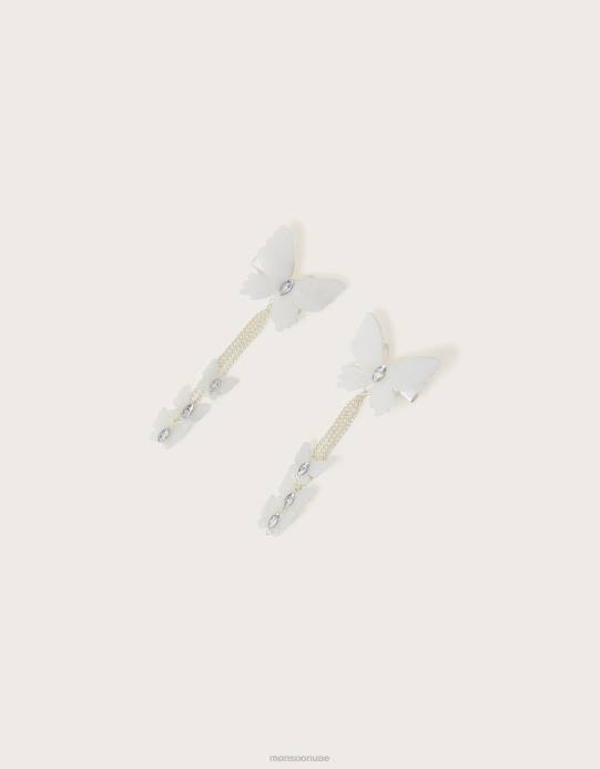 Monsoon بنت مجموعة من مشابك شعر الفراشة المتتالية D68H2545 ملحق رشيقة