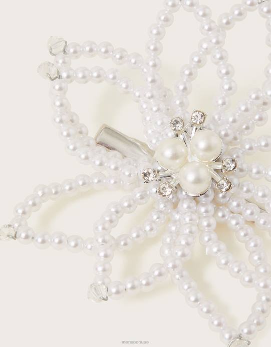 Monsoon بنت مشبك شعر بخاخ لؤلؤي D68H2552 ملحق رشيقة