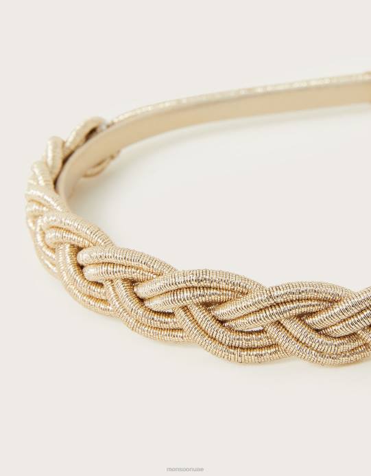 Monsoon بنت إيريس مضفر عقال D68H2567 ملحق رشيقة