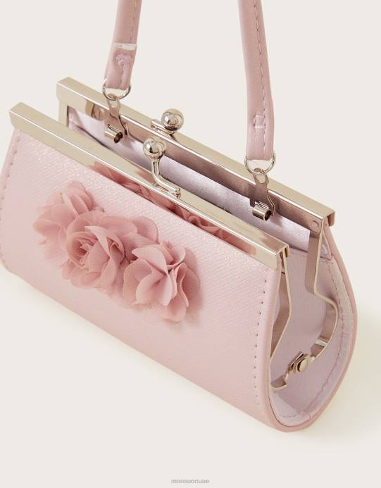 Monsoon بنت حقيبة صغيرة لوصيفات العروس ثلاثية بوم بوم D68H2572 ملحق أنيق