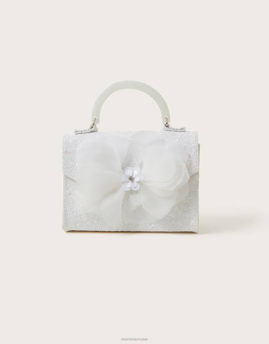 Monsoon بنت حقيبة بمقبض لؤلؤي من زهرة كانكان D68H2577 ملحق أنيق